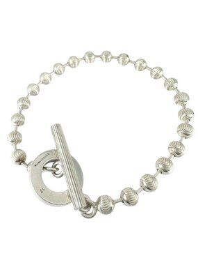 Gucci Ball Chain Silver Bracelet